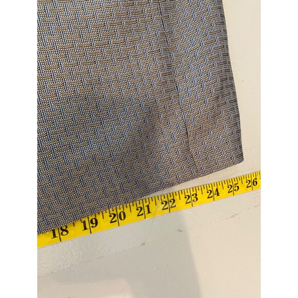 Cicchini Custom Clothier Mens Blazer Size Como Silk Wool Blend Tan & Gray 52R - Picture 12 of 13